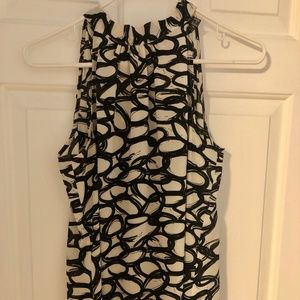 Mexx Black & White Halter Top